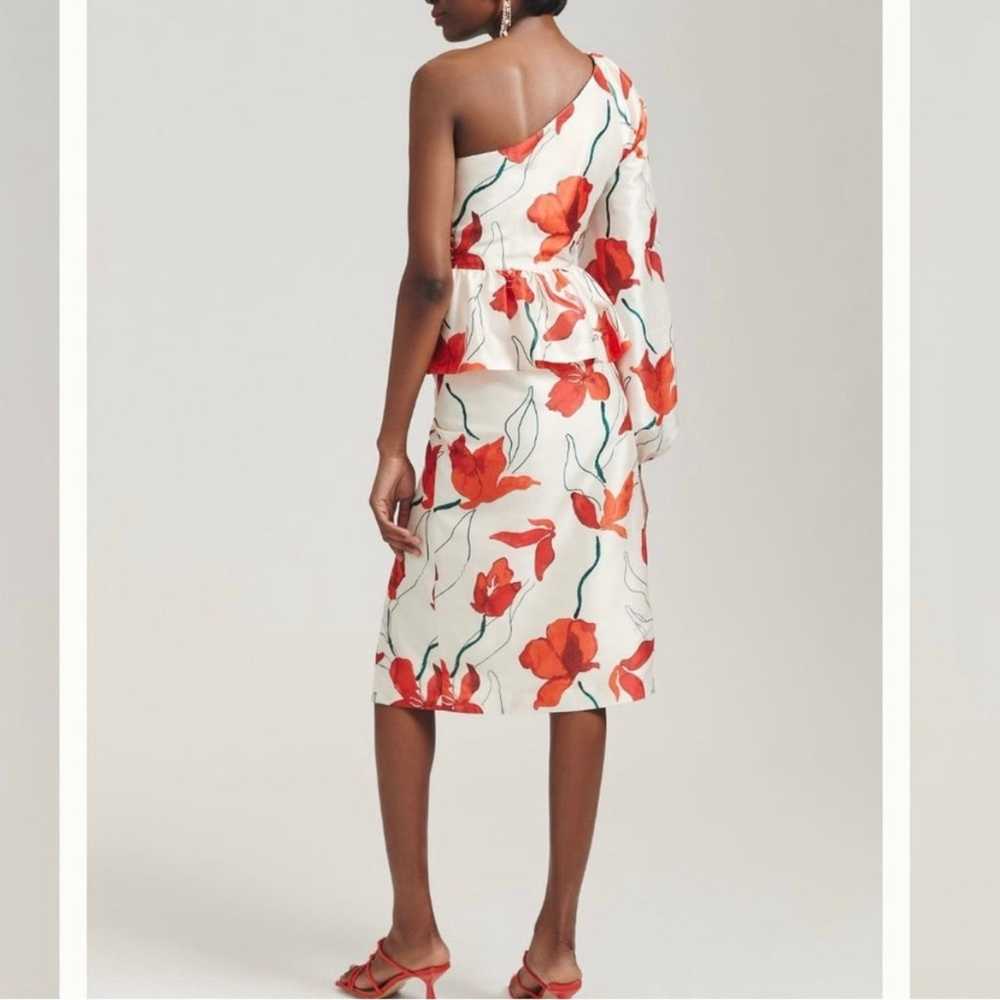 Anthropologie Hutch One-Shoulder Peplum Dress Siz… - image 2