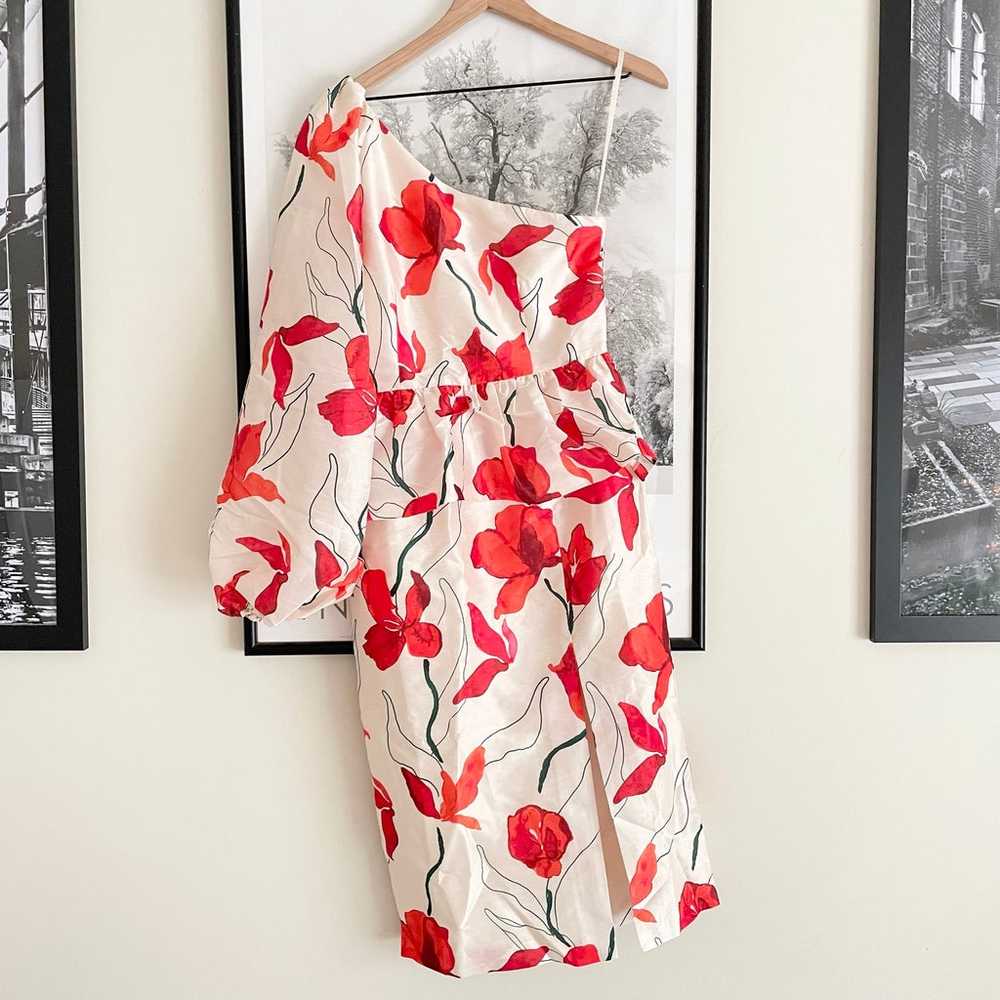 Anthropologie Hutch One-Shoulder Peplum Dress Siz… - image 4