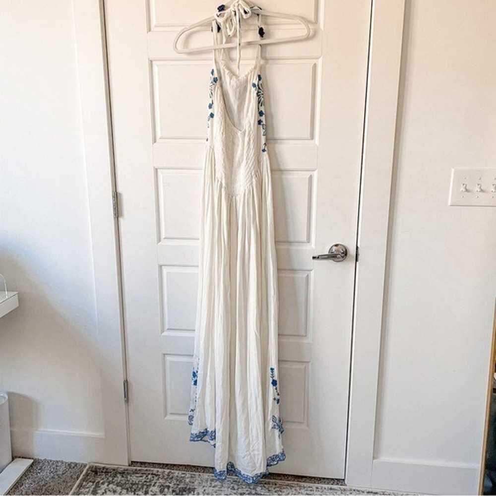 Fillyboo Embroidered Halter Maxi Dress - image 7