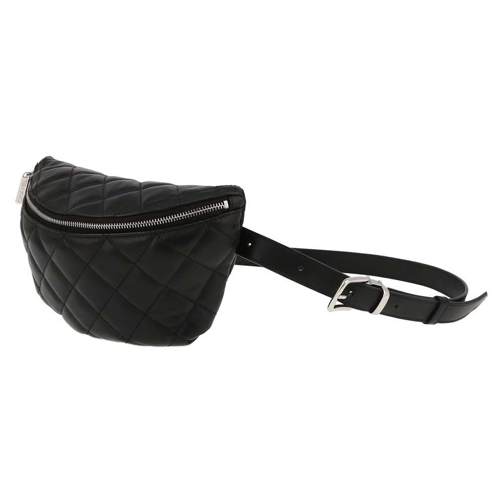 Chanel Pochette ceinture clutch-belt in black qui… - image 4