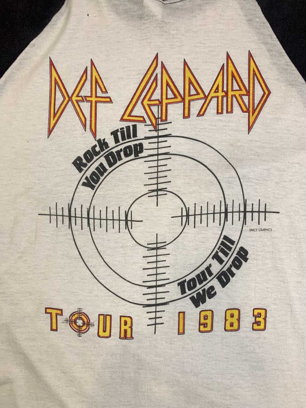 *AS-IS* 1983 DEF LEPPARD ROCK TILL YOU DROP TOUR … - image 10