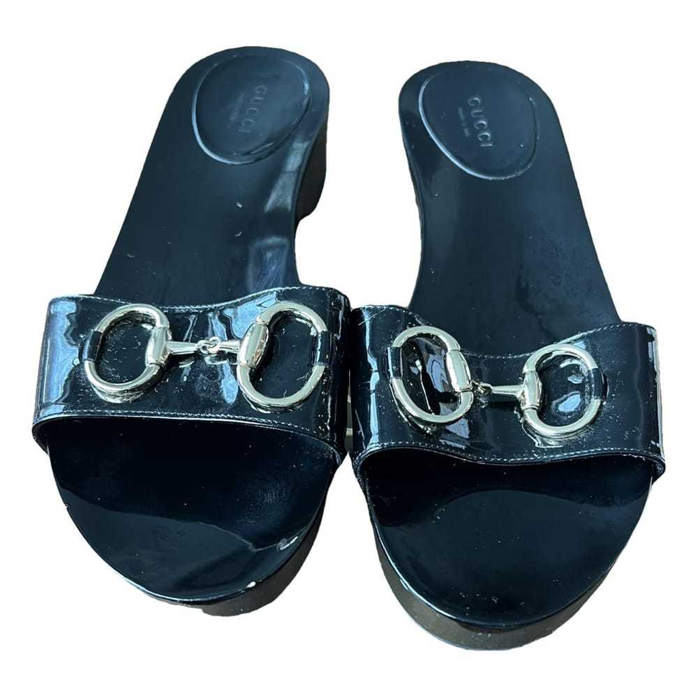 Gucci Patent leather sandal - image 1