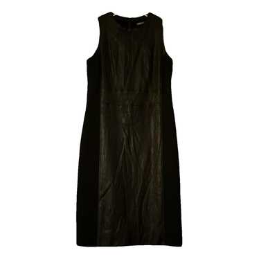 Vince Leather mid-length dress