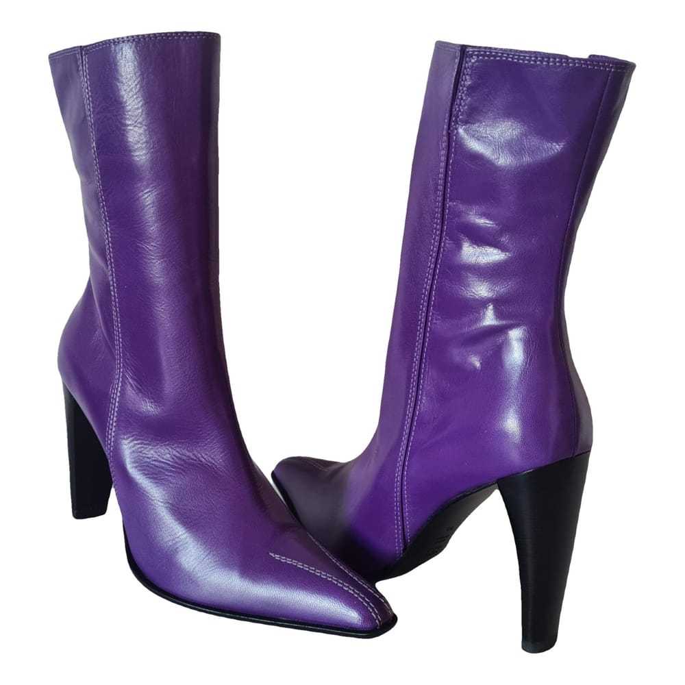 Casadei Leather cowboy boots - image 1