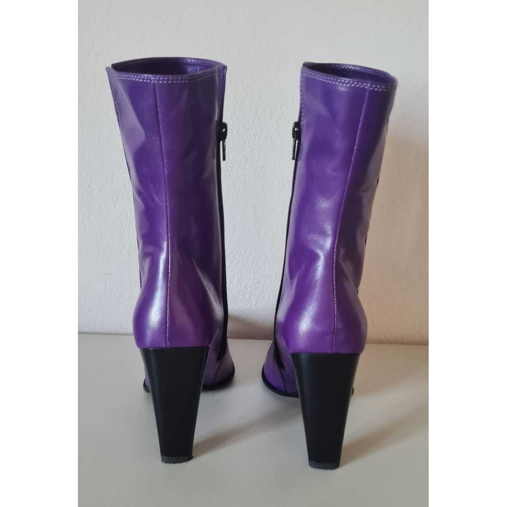 Casadei Leather cowboy boots - image 3