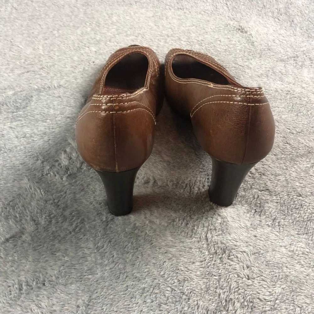 Coach Vintage Celeste Peep Toe Pump Heels Sandals… - image 3