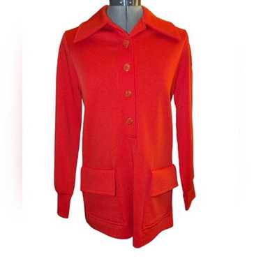 Vintage Red Angelli Mod Tunic top - image 1