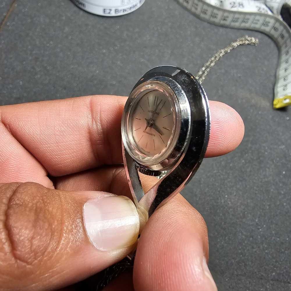 Vintage LUCERNE Swiss Made Antimagnetic Watch Pen… - image 3