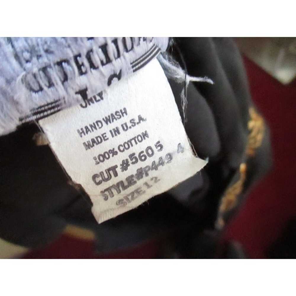 Vintage 1990s Black Denim Jumpsuit Size 12  PG Co… - image 4