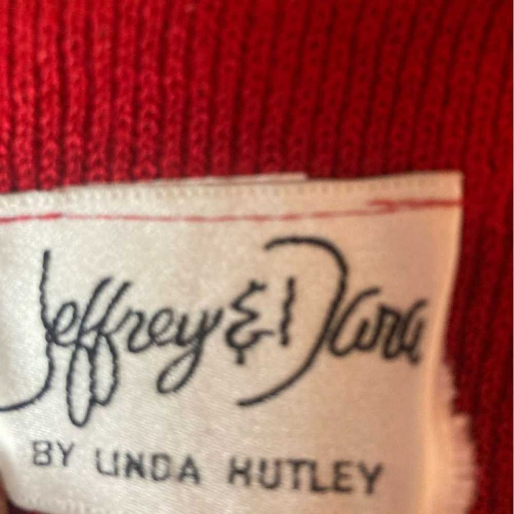 Jeffrey & Dara Vtg Women's Sweater Dress Sz 9/10 … - image 9