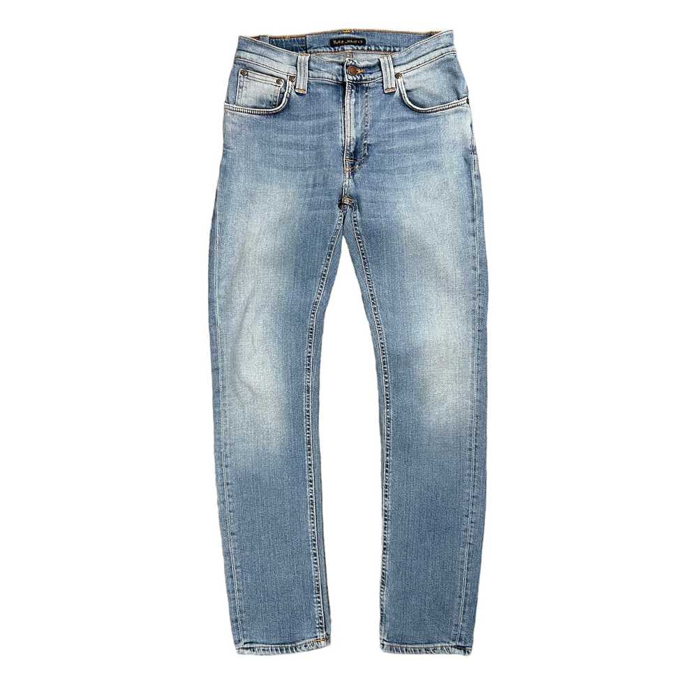 Nudie Jeans Nudie Jeans Thin Finn Indigo Shuffle Denim Blue W29L30