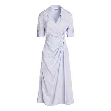 Ganni Silk mid-length dress