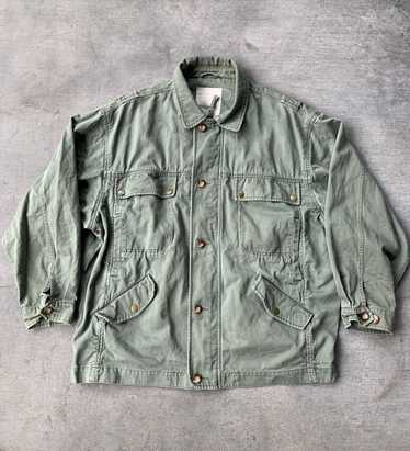 Gap Men Jacket Recycled Wool Medium Grey Full Zip Collard Button