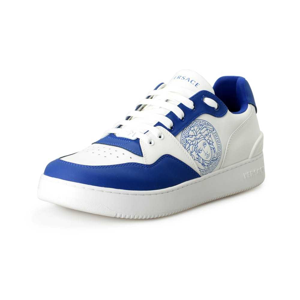 Versace Leather low trainers - image 2