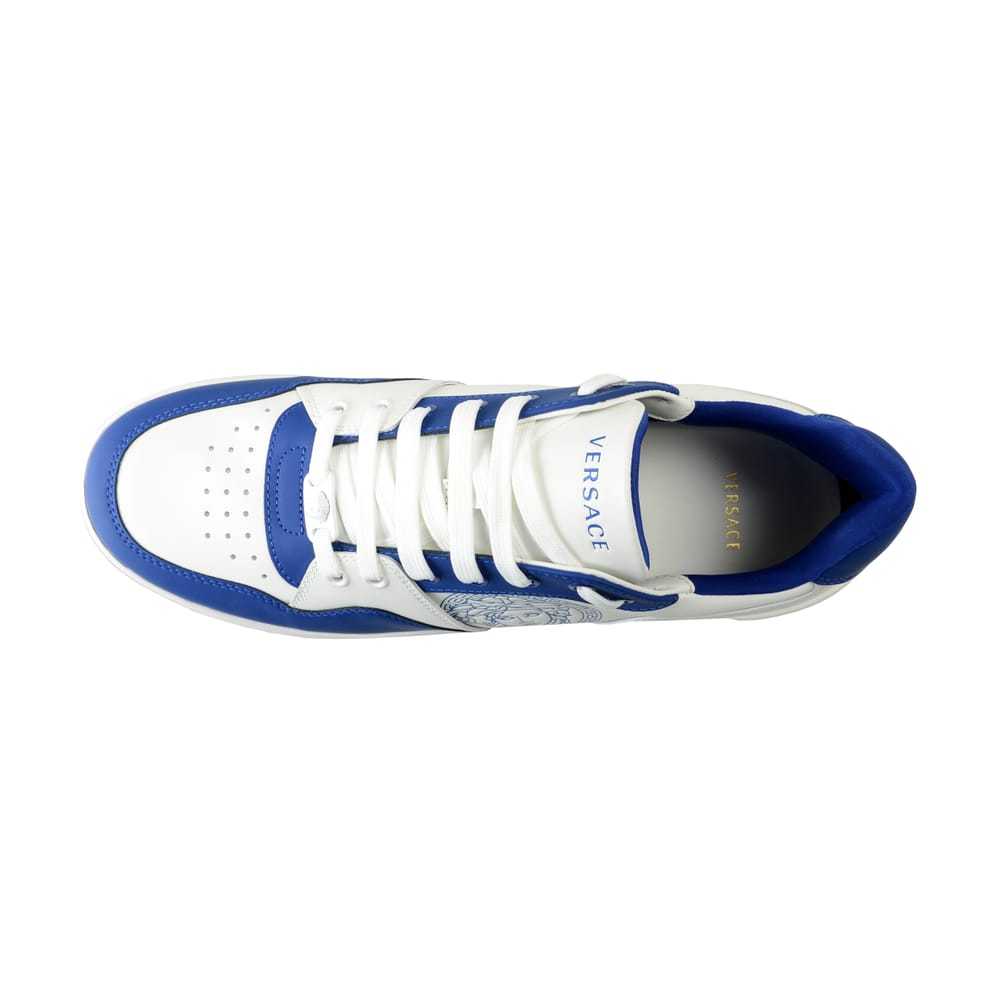 Versace Leather low trainers - image 3