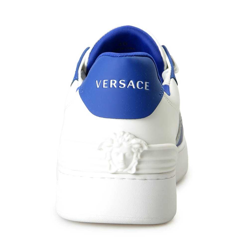 Versace Leather low trainers - image 4