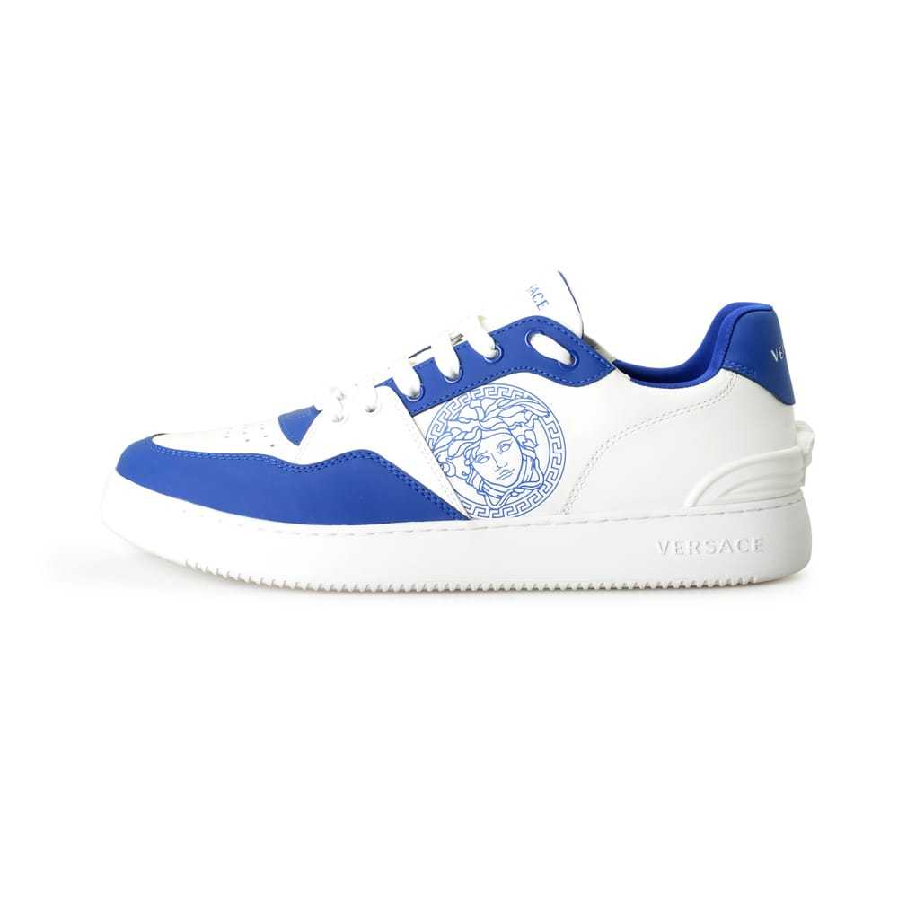 Versace Leather low trainers - image 6