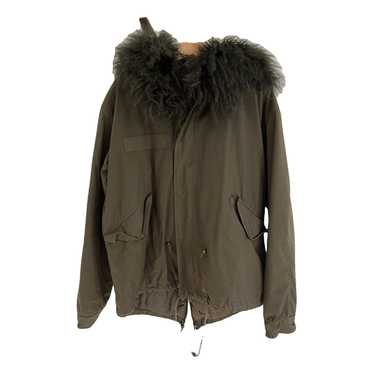 Mr & Mrs Italy Army Parka With Fur Trim in Green | Lyst