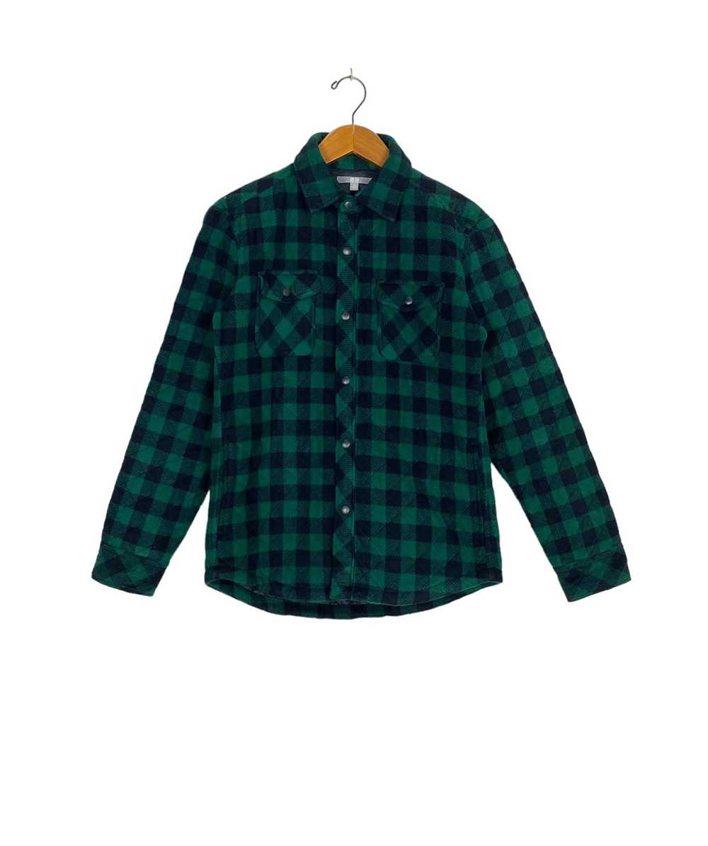 Uniqlo Rare‼️ Uniqlo Wool Flannel Shirt Checked P… - image 1