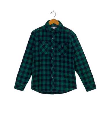 Uniqlo Rare‼️ Uniqlo Wool Flannel Shirt Checked P… - image 1