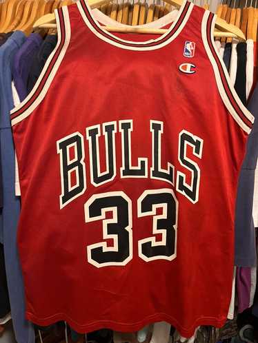 Champion × Chicago Bulls × Vintage Vintage 90s Pi… - image 1