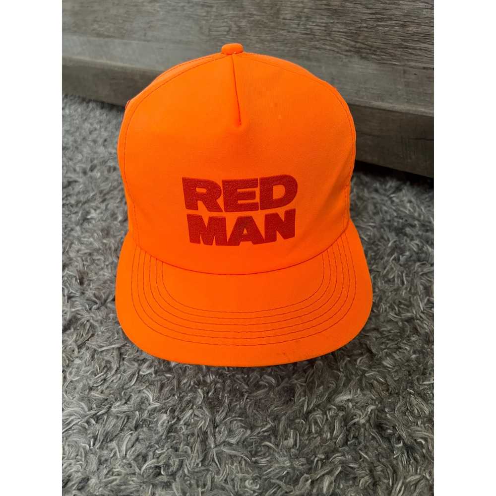 Other Vintage Red Man Orange Hunting Snapback A1 - image 1