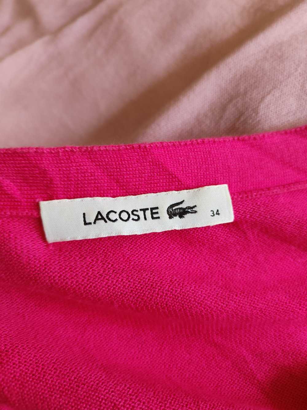 Cardigan × Japanese Brand × Lacoste Lacoste Pink … - image 11