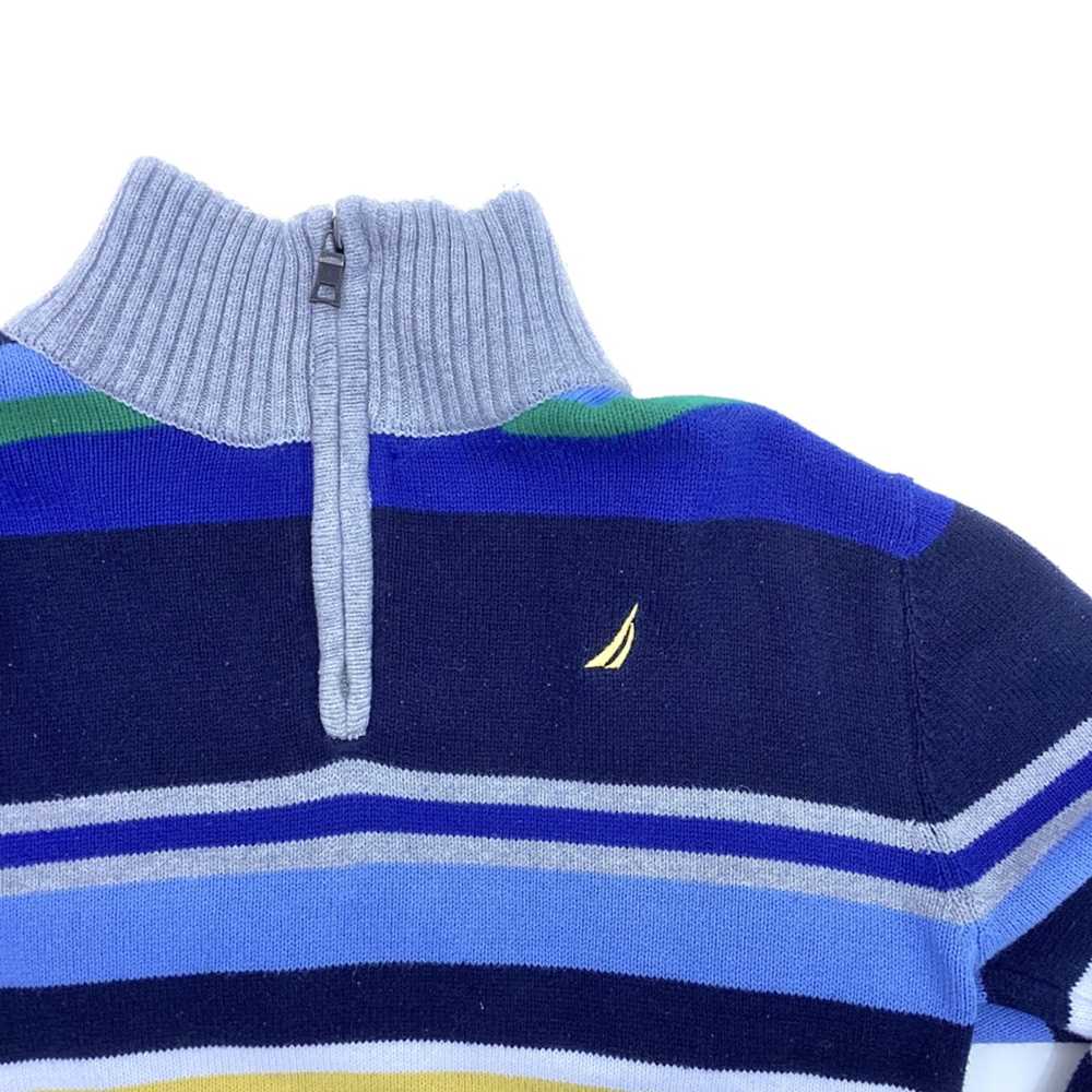 Hype × Nautica × Vintage Stripped nautica sweater - image 2