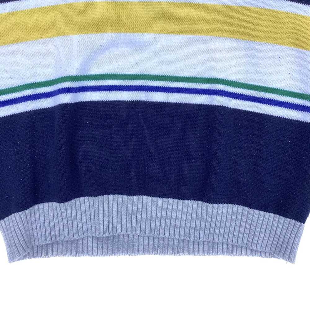Hype × Nautica × Vintage Stripped nautica sweater - image 3