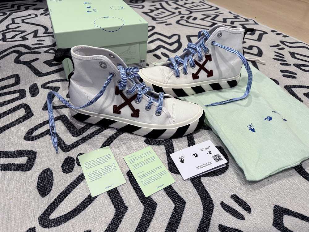 Off-White Off-White Vulcanized High Top Sneakers - image 1