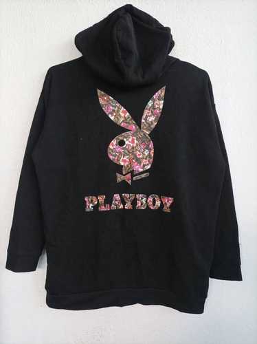 Playboy Playboy Big Logos Floral Hoodies