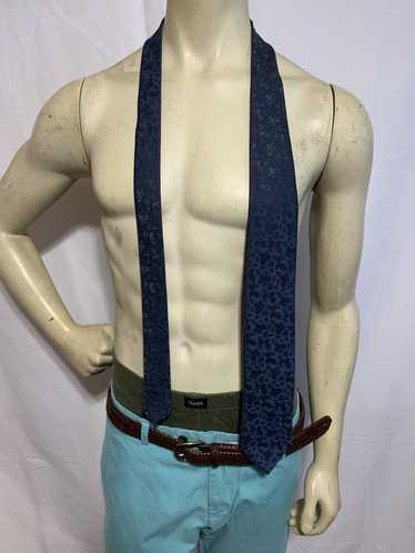 Eton Silk/Wool Paisley skinny tie
