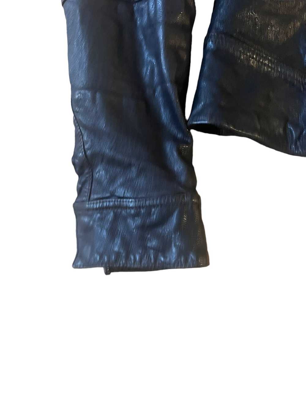 Allsaints × Leather Jacket × Vintage Allsaints Le… - image 4
