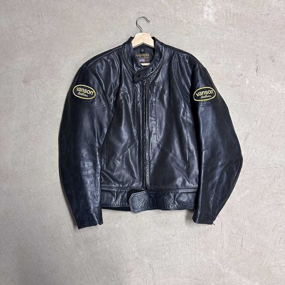 Archival Clothing × Leather Jacket × Vanson Leath… - image 1