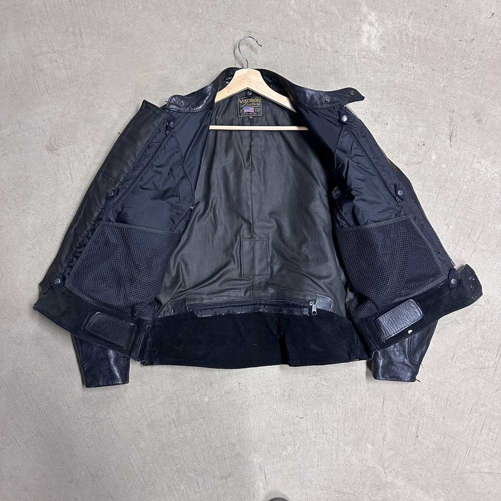 Archival Clothing × Leather Jacket × Vanson Leath… - image 4