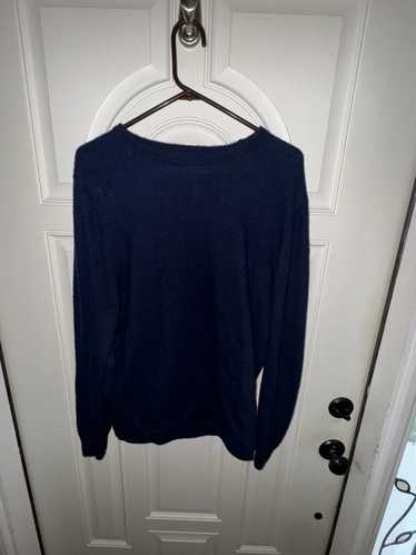 Nordstrom Navy Nordstrom 100% Cashmere Sweater