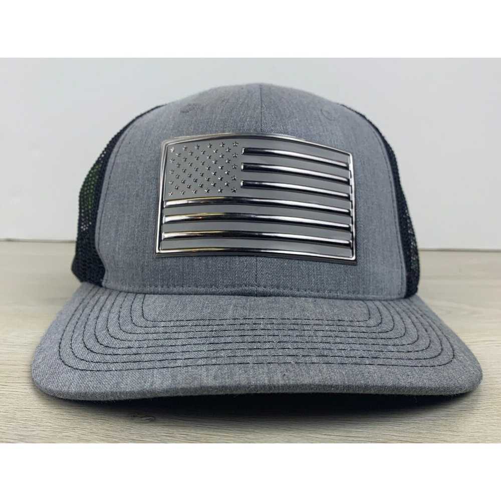 Other USA Flag Hat Gray Snapback Hat Adult OSFA A… - image 1