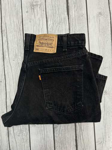 Levi's × Vintage 90s black Levi’s orange tabbed