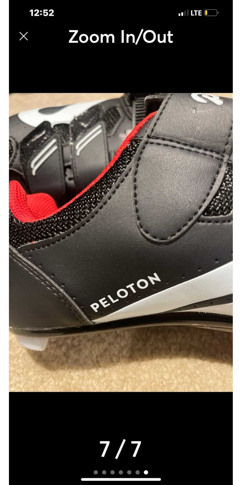 Peloton Peloton Riding Shoes Red/Black size 40 - image 3