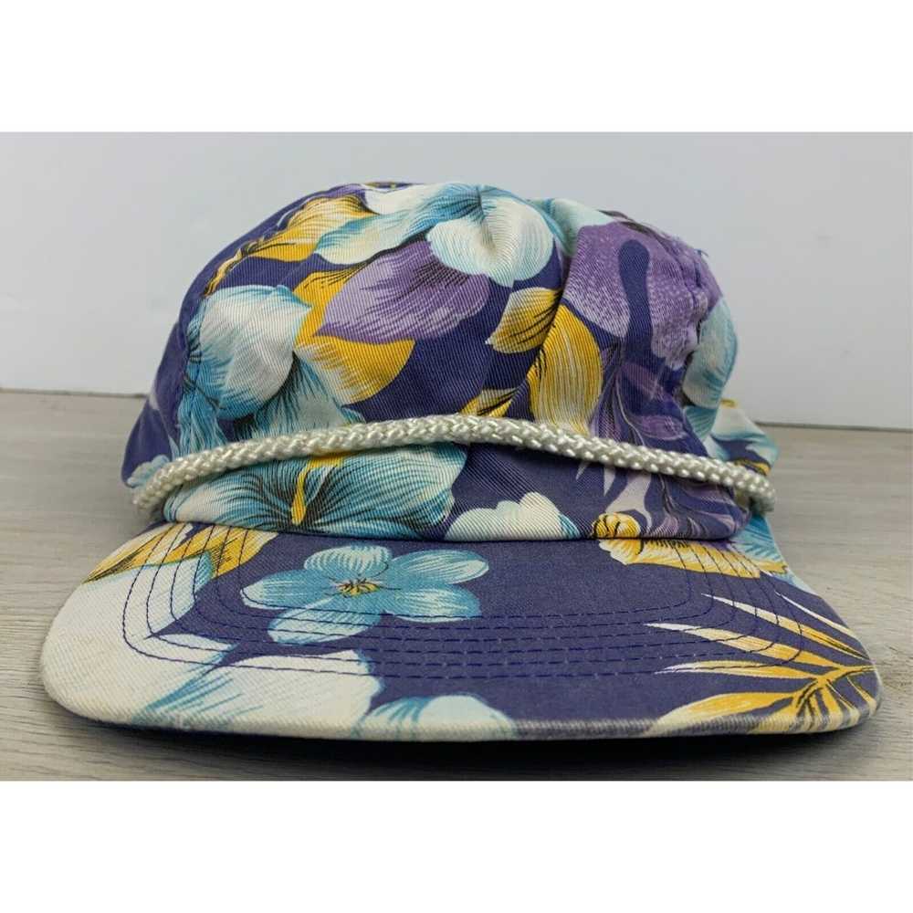 Other Flower Hat Purple Snapback Hat Adult OSFA F… - image 1