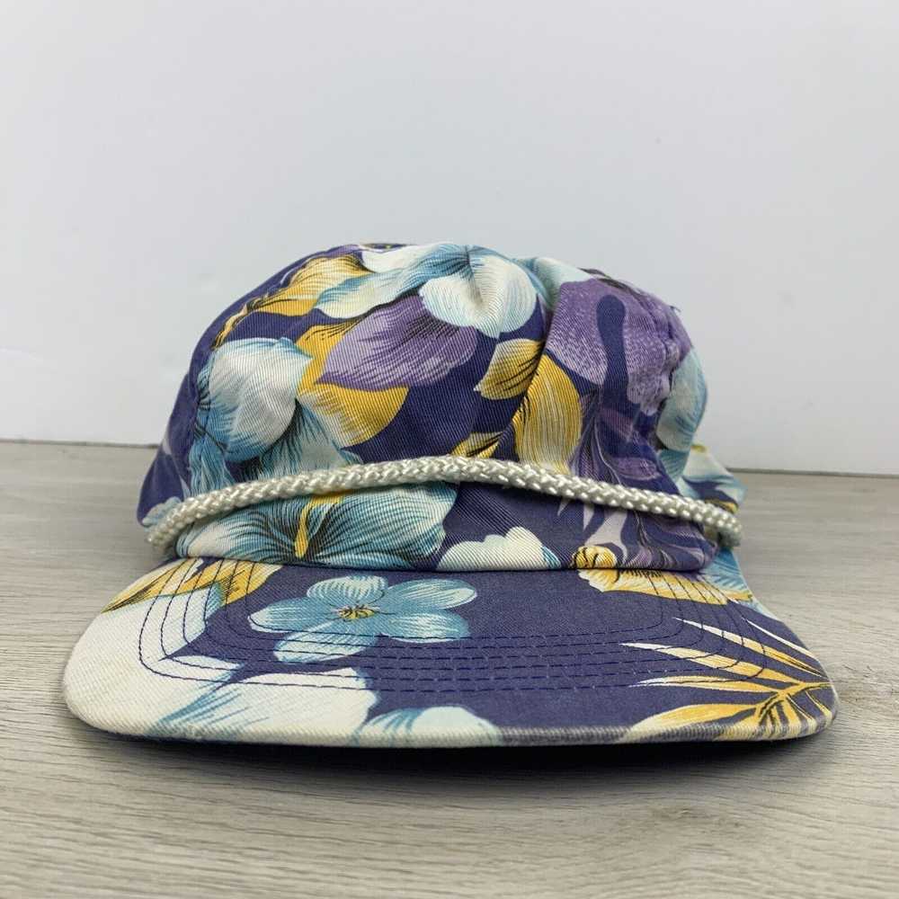 Other Flower Hat Purple Snapback Hat Adult OSFA F… - image 2