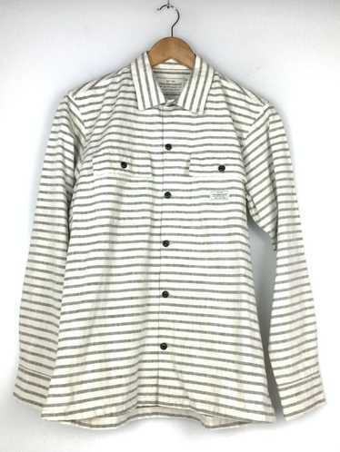 Neighborhood Shirt Long sleeve Cotton Border Tuck… - image 1