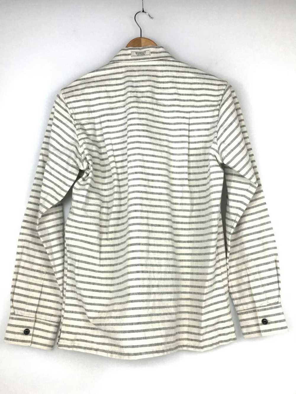 Neighborhood Shirt Long sleeve Cotton Border Tuck… - image 2