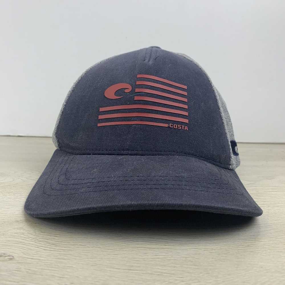 Other Costa USA Hat Gray Blue Snapback Hat Adult … - image 2