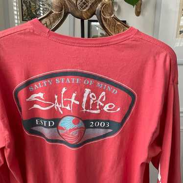 Other Salt Life Cotton Long Sleeve Coral Logo Tsh… - image 1