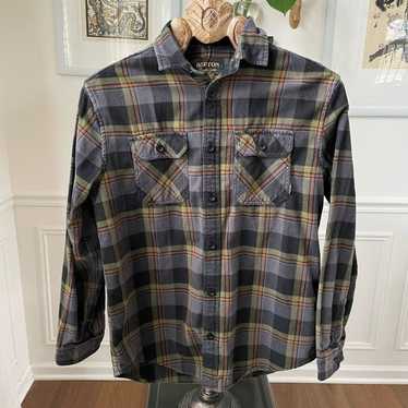 Burton Burton Plaid Flannel Button Up Shirt Cotto… - image 1