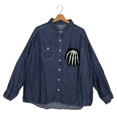 Denim Jacket × Japanese Brand VINTAGE DENIM SHIRT… - image 1