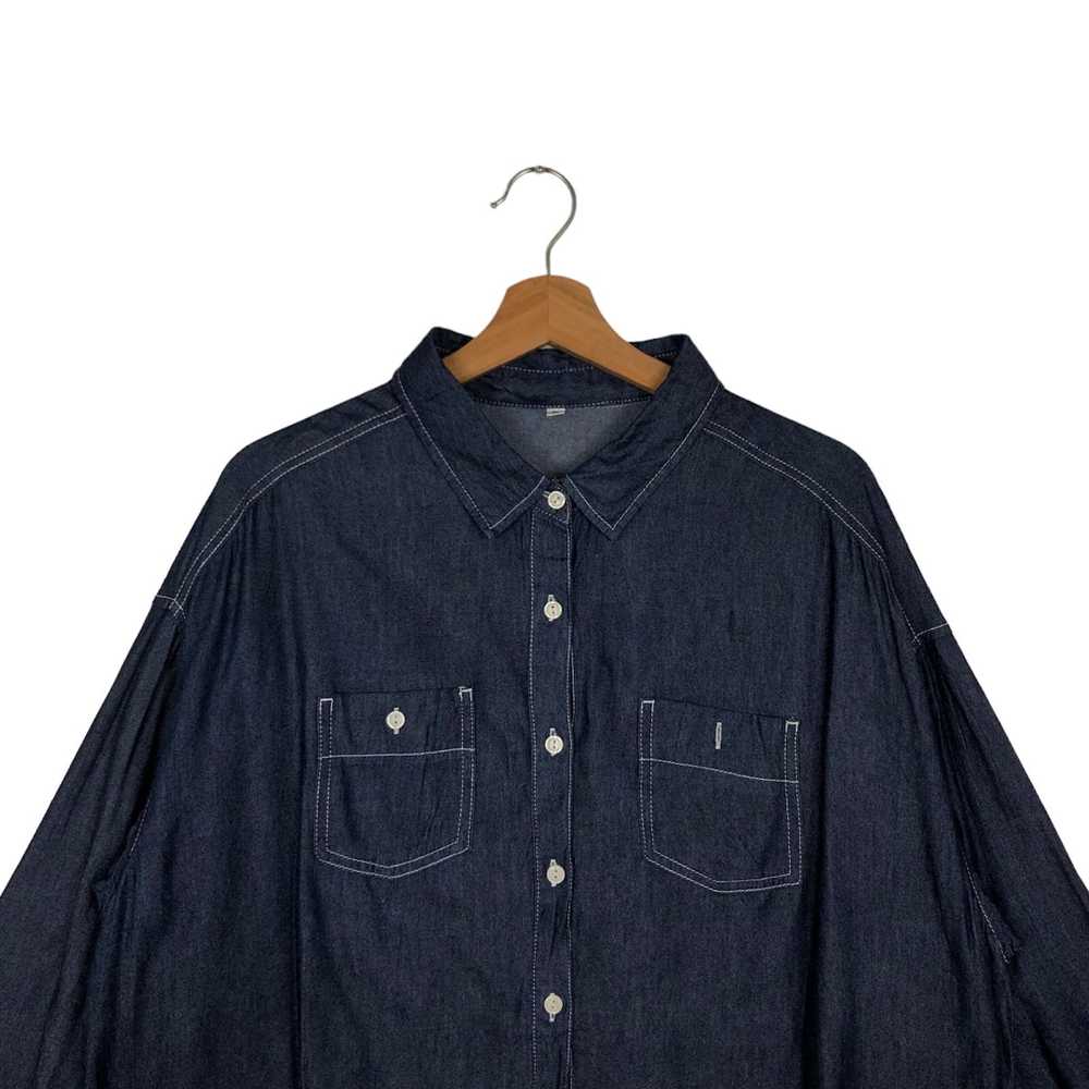 Denim Jacket × Japanese Brand VINTAGE DENIM SHIRT… - image 2