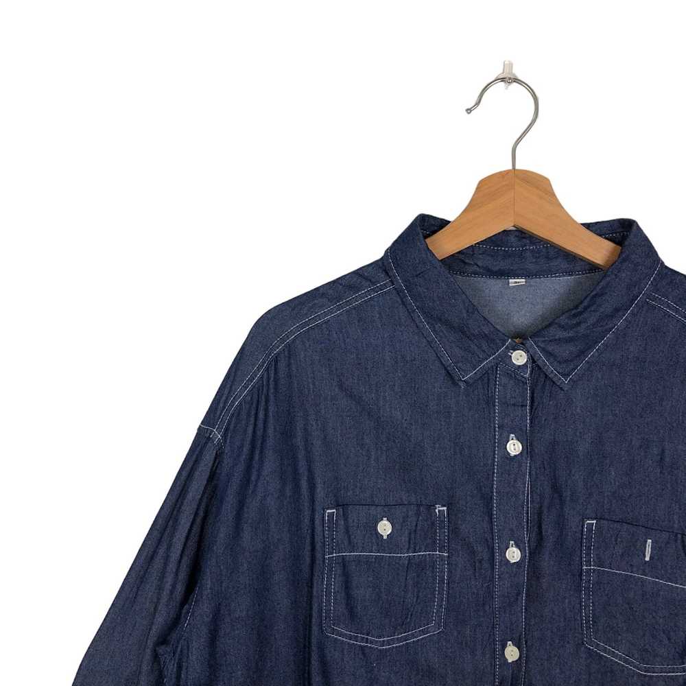 Denim Jacket × Japanese Brand VINTAGE DENIM SHIRT… - image 6