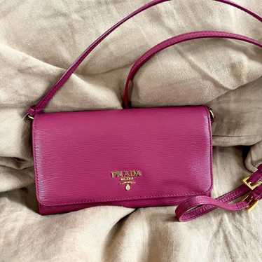 Prada Prada Vitello Move Crossbody Wallet Handbag… - image 1